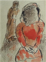 Marc Chagall "Tamar, Daughter-in-law of Judah" Bible lithograph